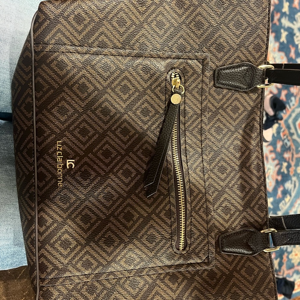 Liz Claiborne Brown Tote Bag